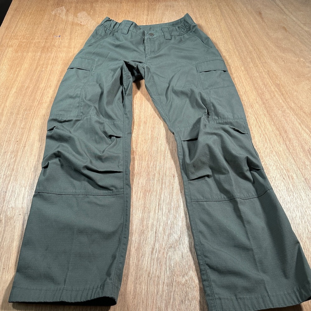 Vertx Tactical Cargo Pants Women Small Green Ripstop Articulated Knee Utility